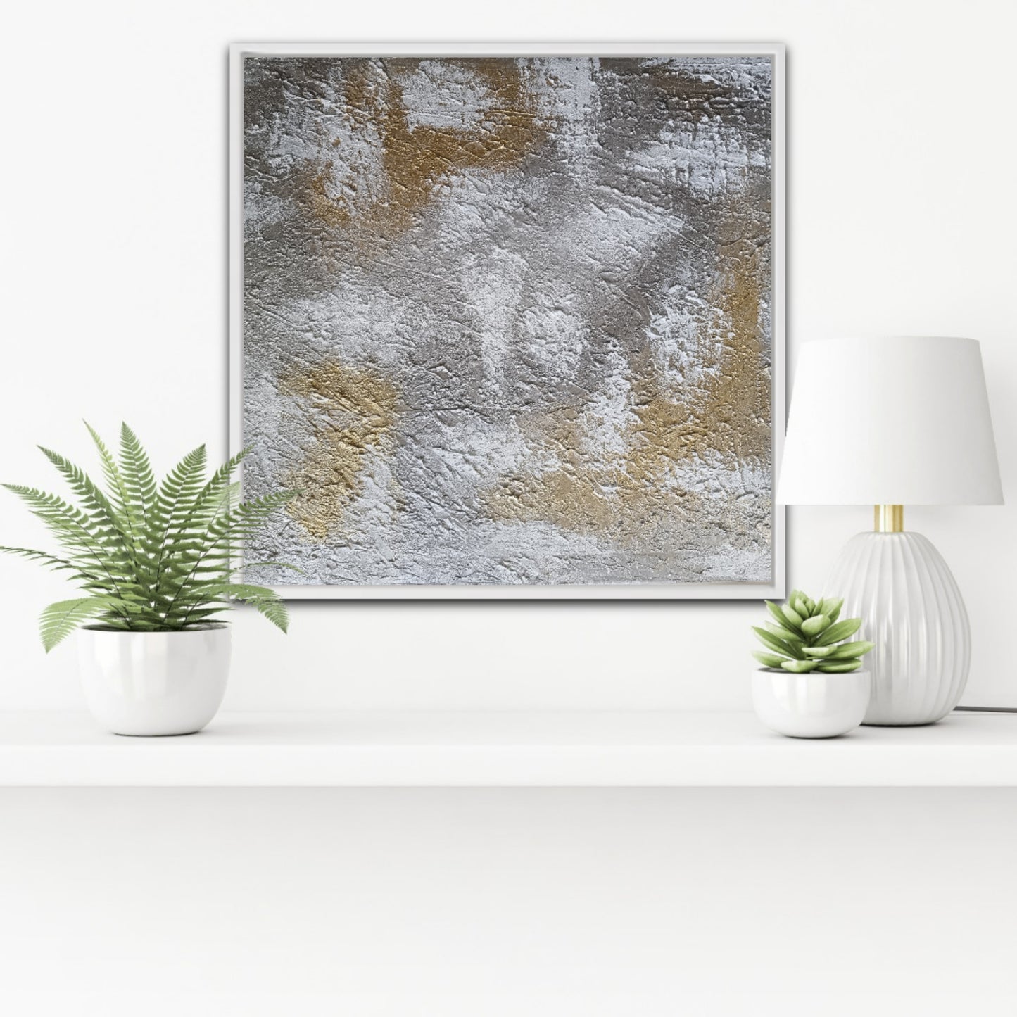 LUMINESCENCE 50cm x 60cm TEXTURED ABSTRACT ACRYLIC VARNISHED