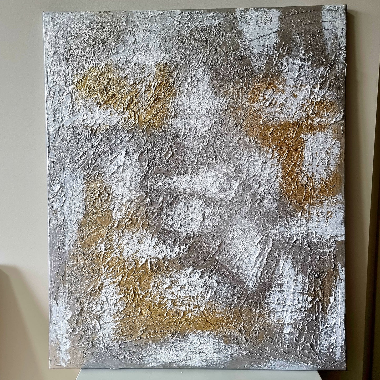 LUMINESCENCE 50cm x 60cm TEXTURED ABSTRACT ACRYLIC VARNISHED